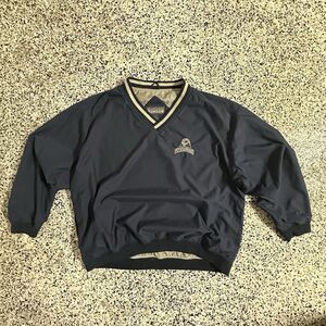 Vintage Harvard Square Pittsburgh Panthers Sweatshirt Mens V-Neck Windbreaker